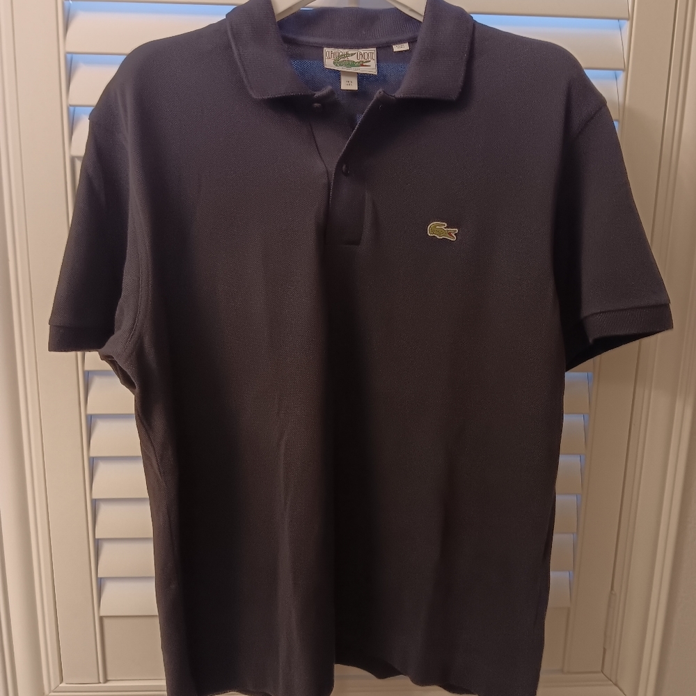 Classique Lacoste Depuis 1927 men's polo size L - pre-owned